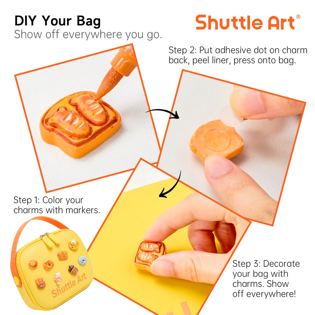Shuttle Art 96 Colors Dual Tone Refillable Acrylic Markers with 100 Refills
