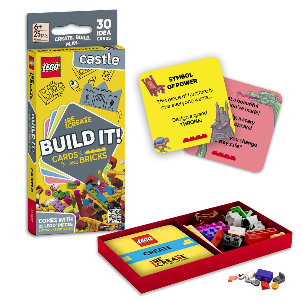 LEGO Books: ReCreate Activity Cards (Ages 6+, Choose a Theme)