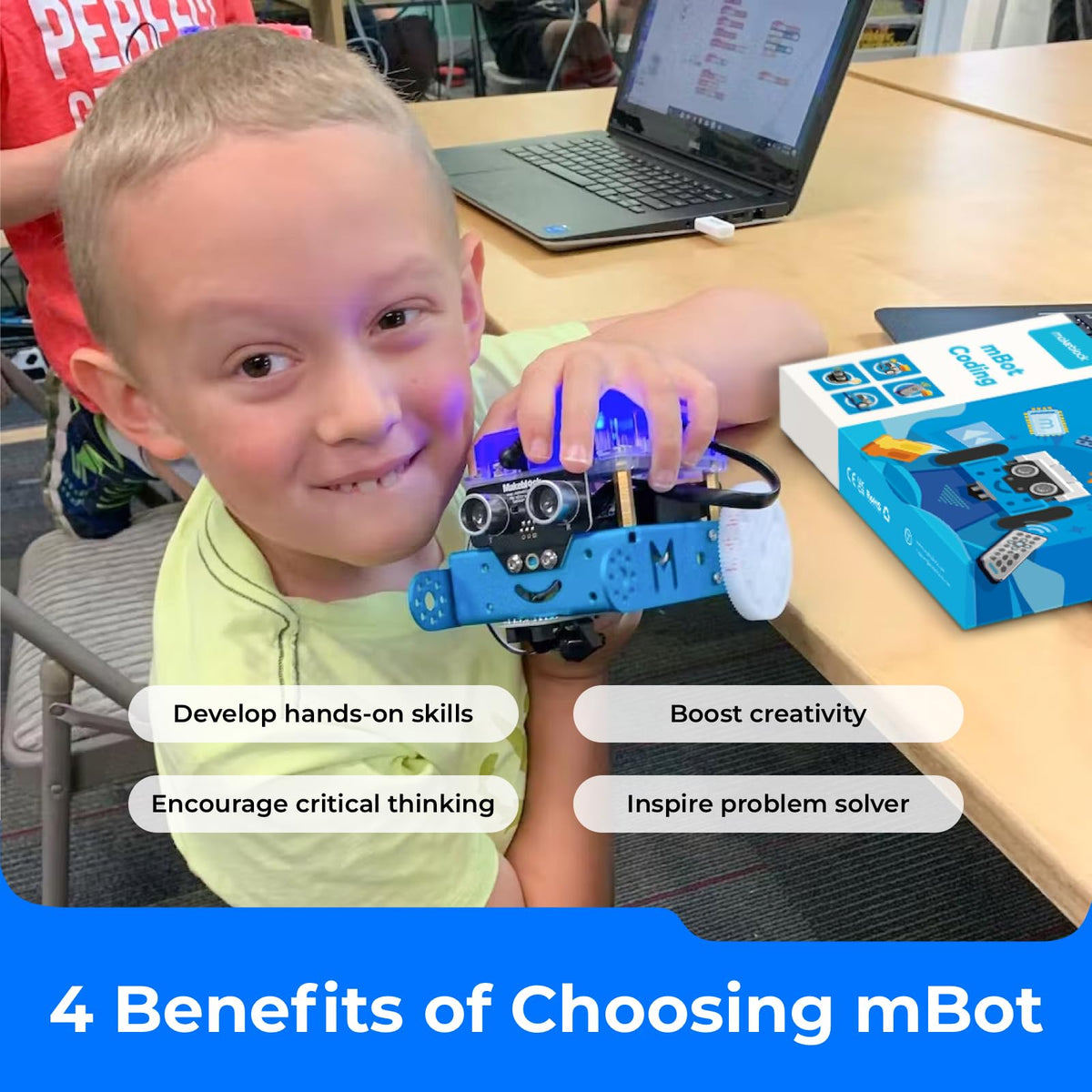 Makeblock mBot STEM Coding Toys Robotics for Kids Ages 8-12