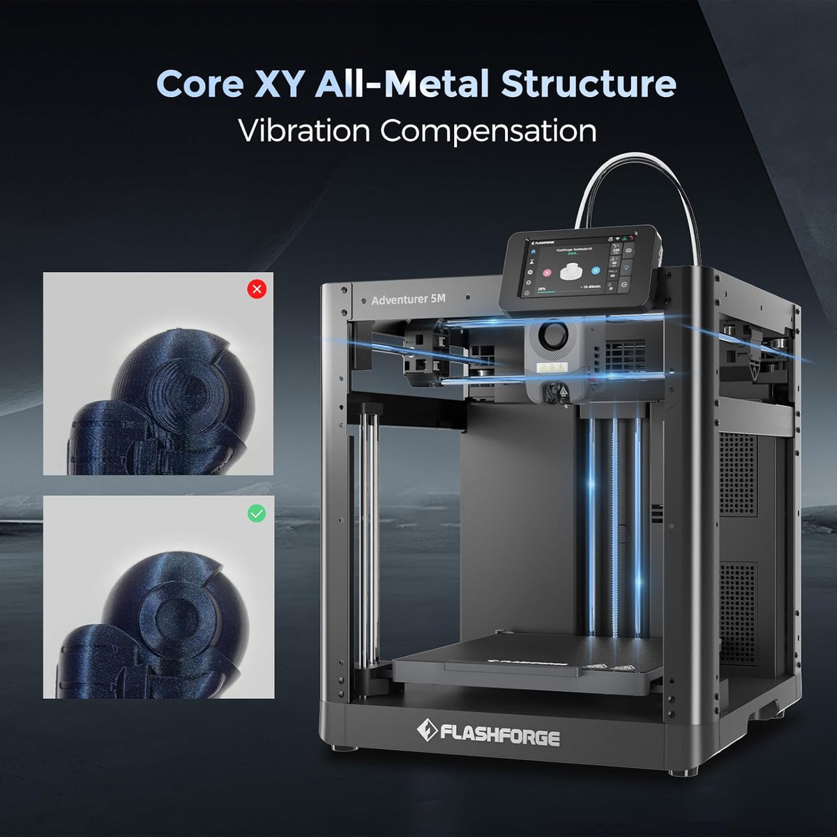 FlashForge: Adventurer 5M 3D Printer — CoreXY High-Speed (Ages 13+)