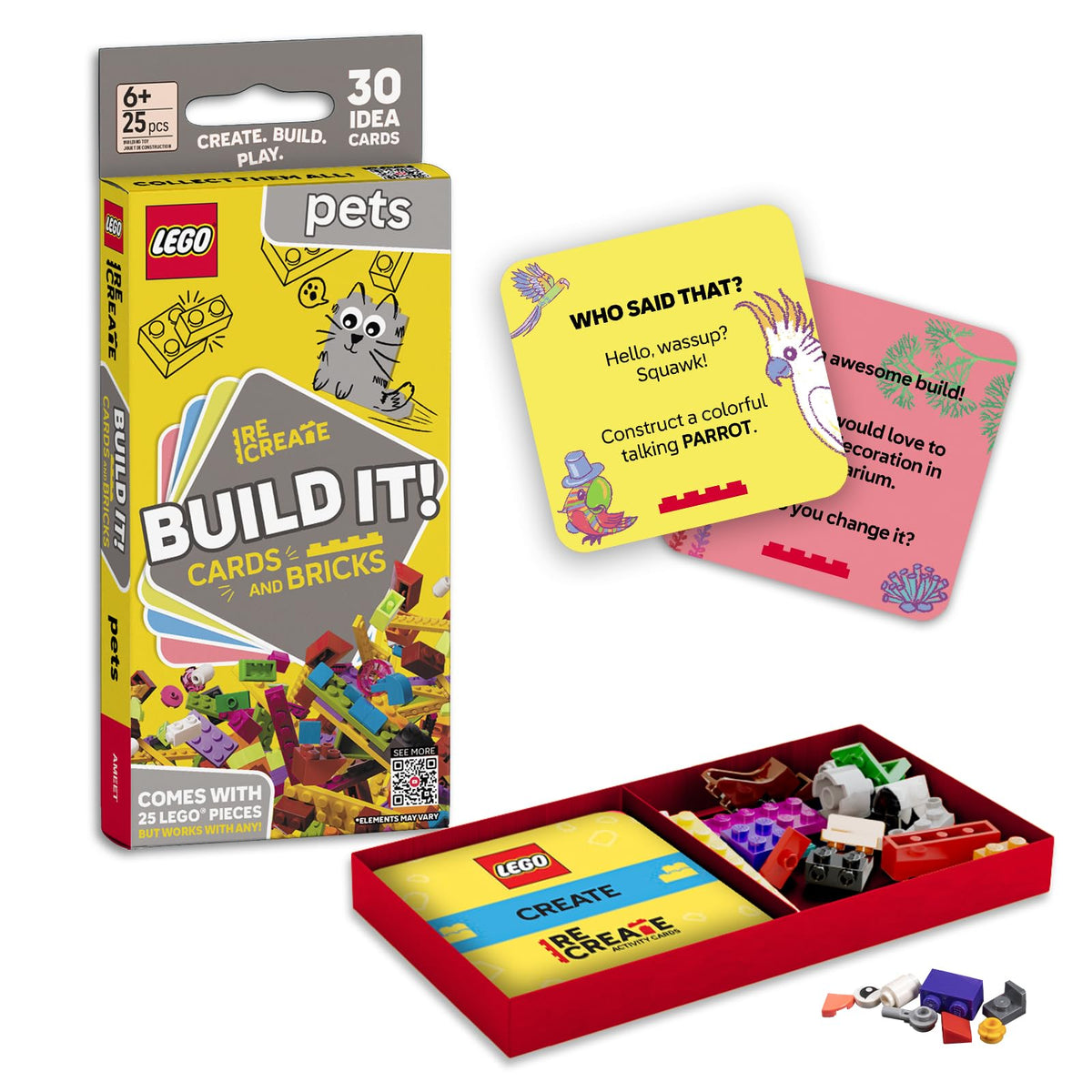 LEGO Books: ReCreate Activity Cards (Ages 6+, Choose a Theme)