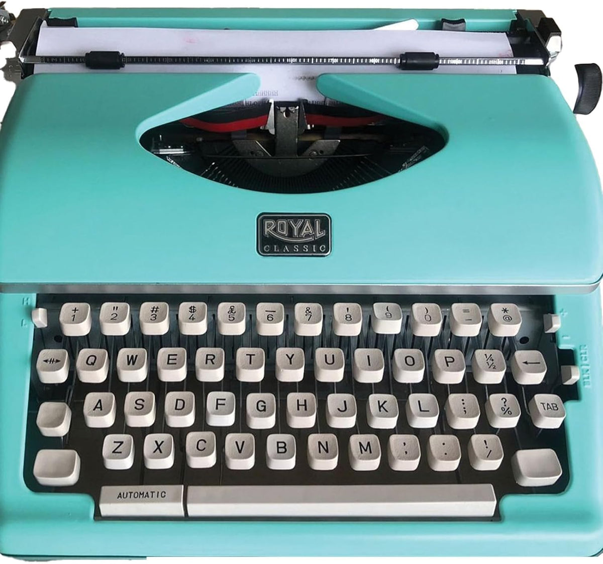 Royal 79101T Classic Manual Typewriter (Mint Green)
