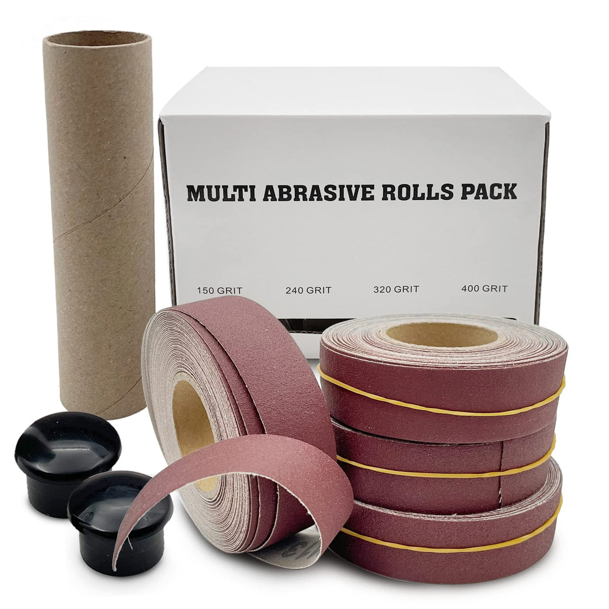 Emery Cloth Roll, 6M, 4 Rolls