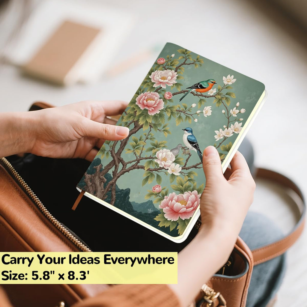 Cute Axolotl Leather Lined Journal 200 Pages A5 Ruled Notebooks 02