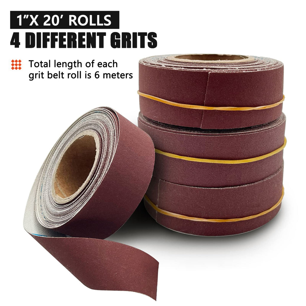 Emery Cloth Roll, 6M, 4 Rolls