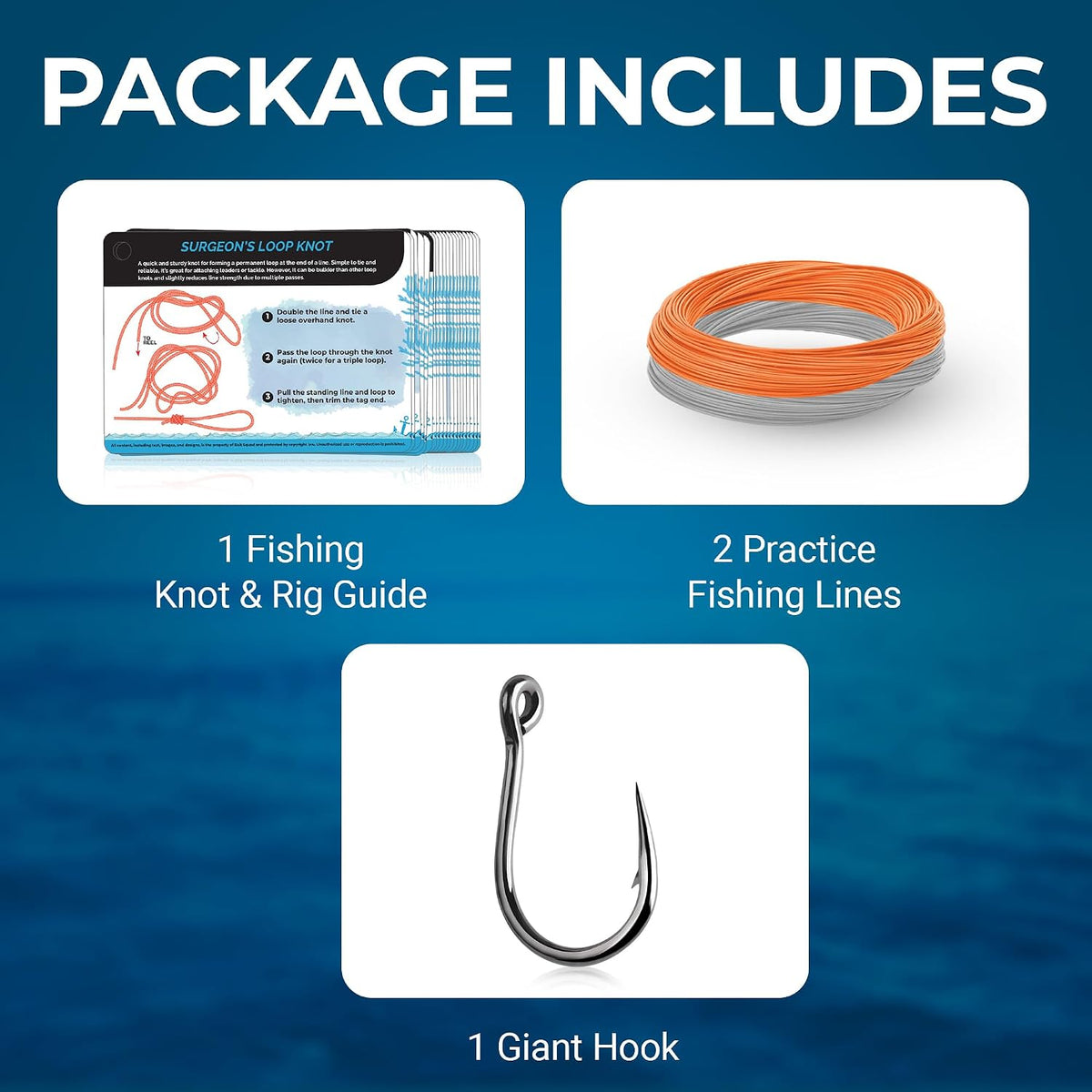 20 Essential Fishing Knots Pocket Reference Card