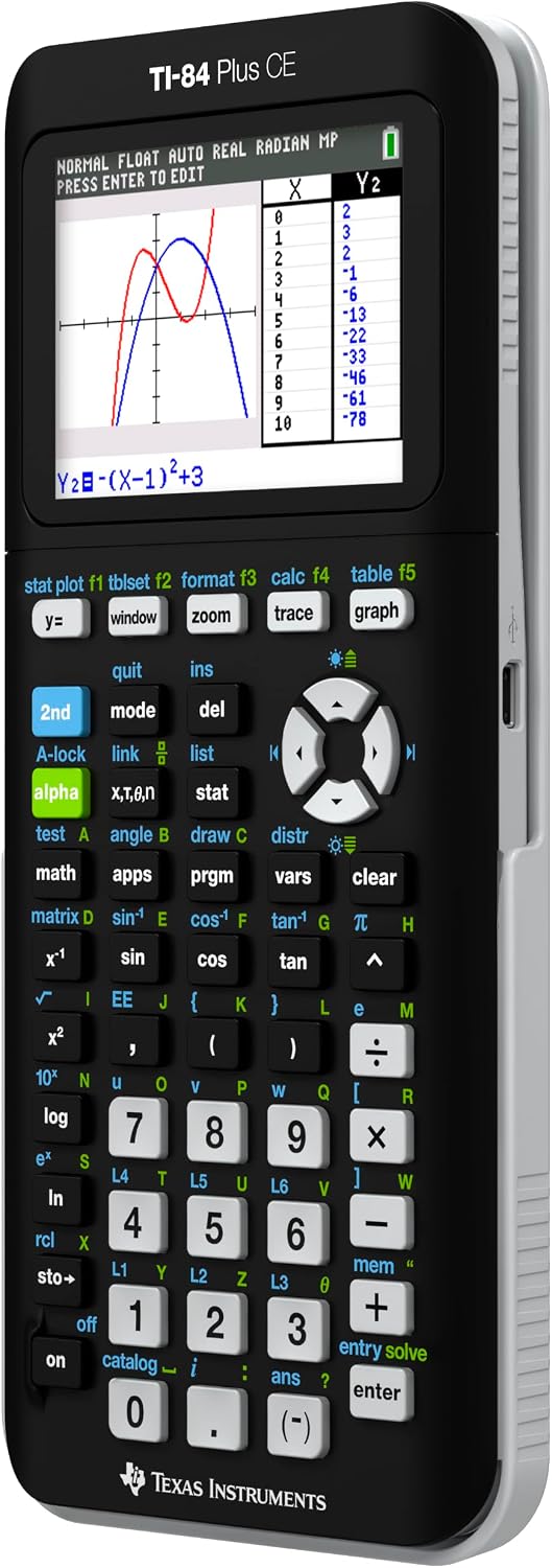 Texas Instruments TI-84 Plus CE Color Graphing Calculator