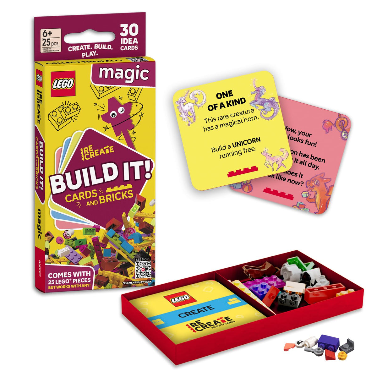 LEGO Books: ReCreate Activity Cards (Ages 6+, Choose a Theme)