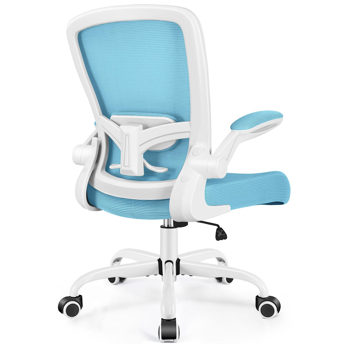 FelixKing FK918-W Adjustable Mesh Study Chair with Flip-Up Arms