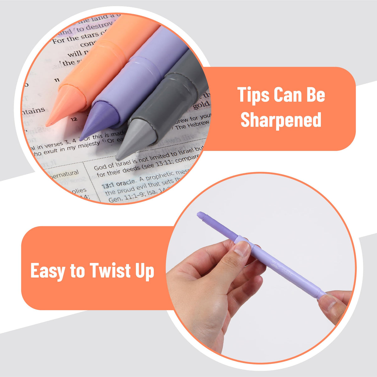 Mr. Pen- No Bleed Gel Highlighters, Vibrant Colors, 8 Pack
