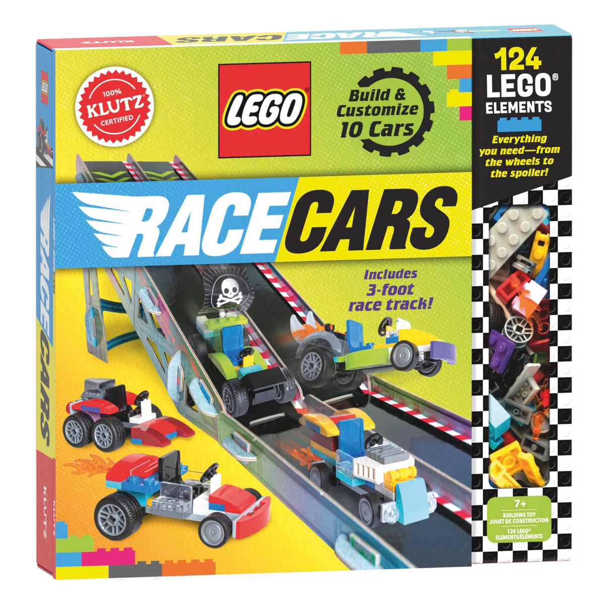 Klutz: LEGO Race Cars STEM Activity Kit (Ages 8+)