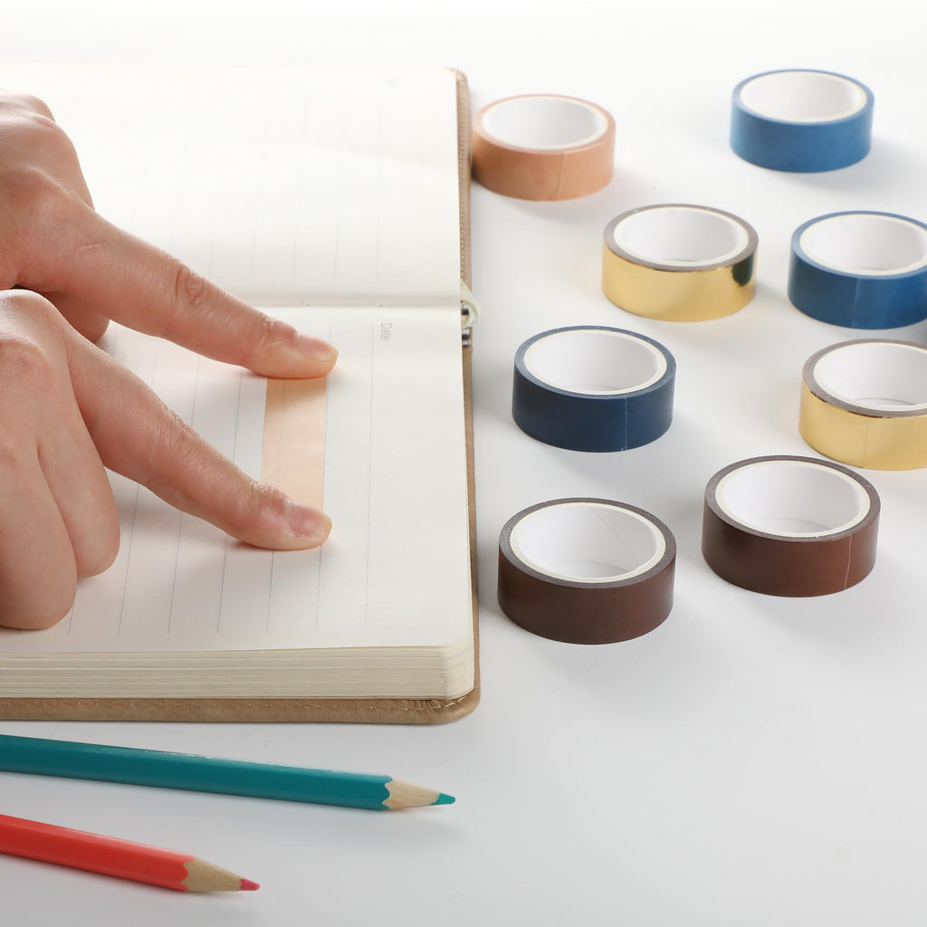 Mr. Pen- Washi Tape Set, 10 Rolls, 5.5 Yards/Roll