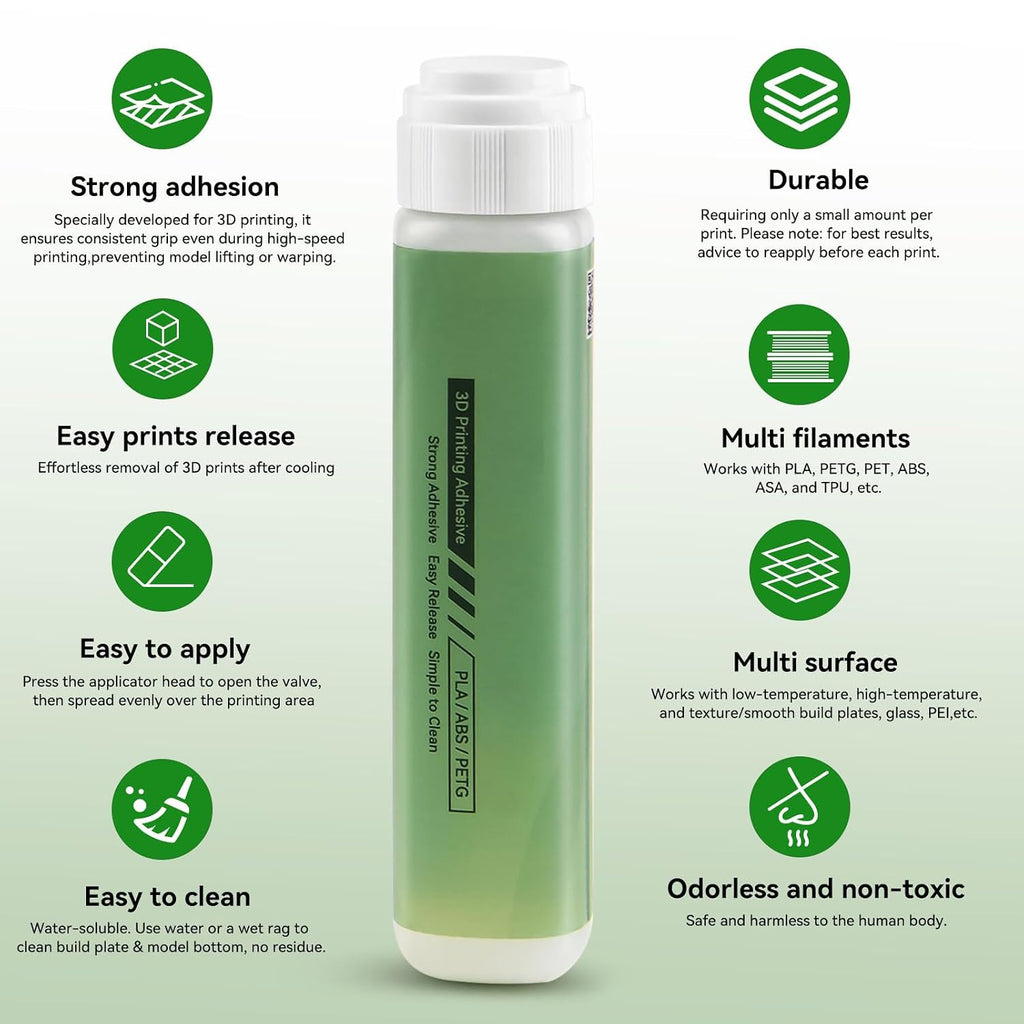 3D Printer Bed Adhesive,3D Print Glue Stick for Build Plate