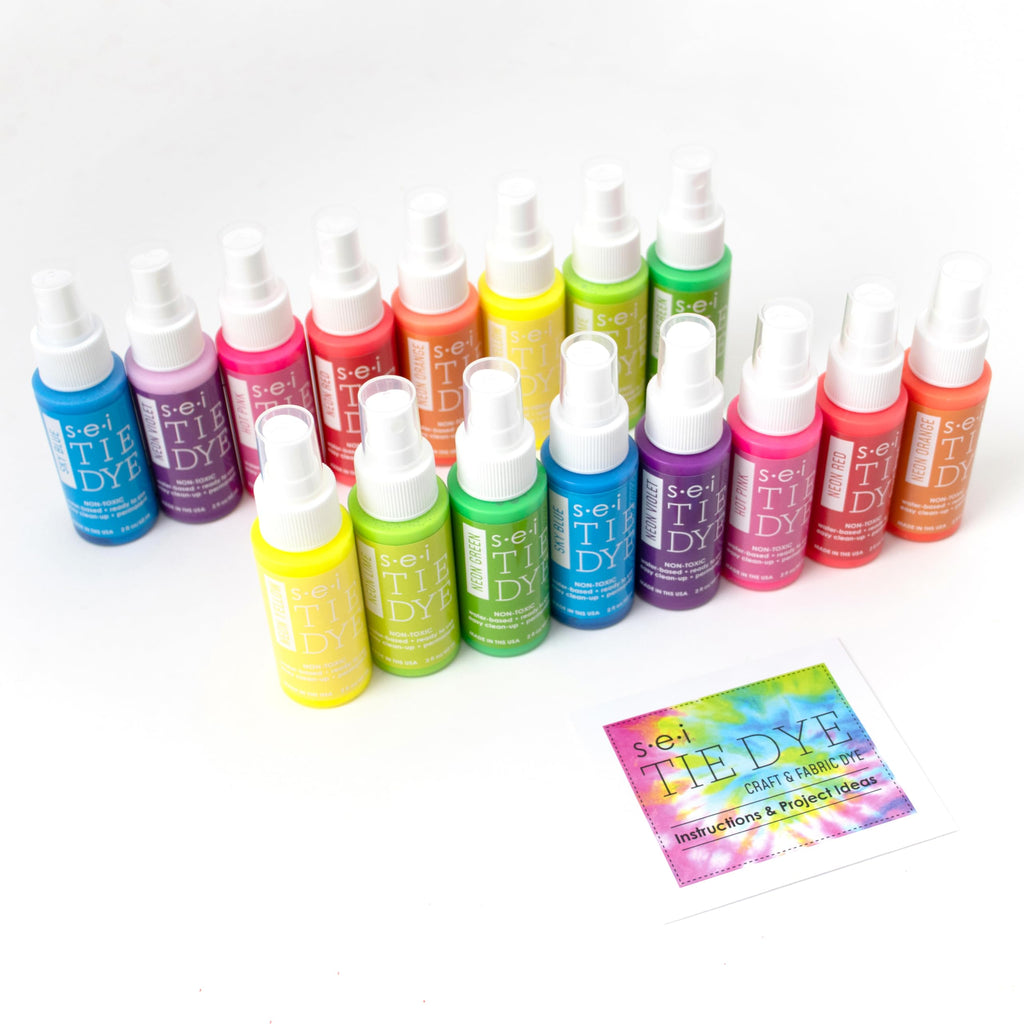 Sei Tie Dye Kit Natural Fade, 8 Color Earth Tone Fabric Dye Spray Set