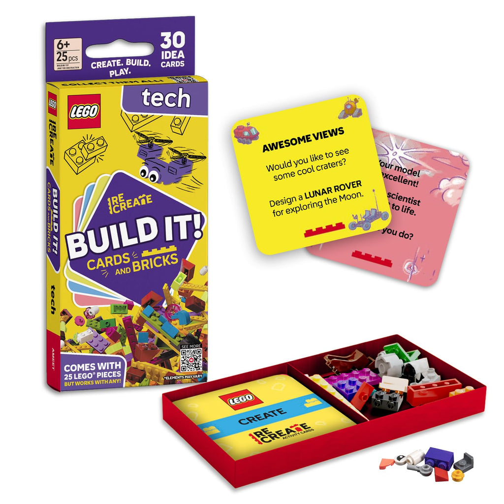 LEGO Books: ReCreate Activity Cards (Ages 6+, Choose a Theme)