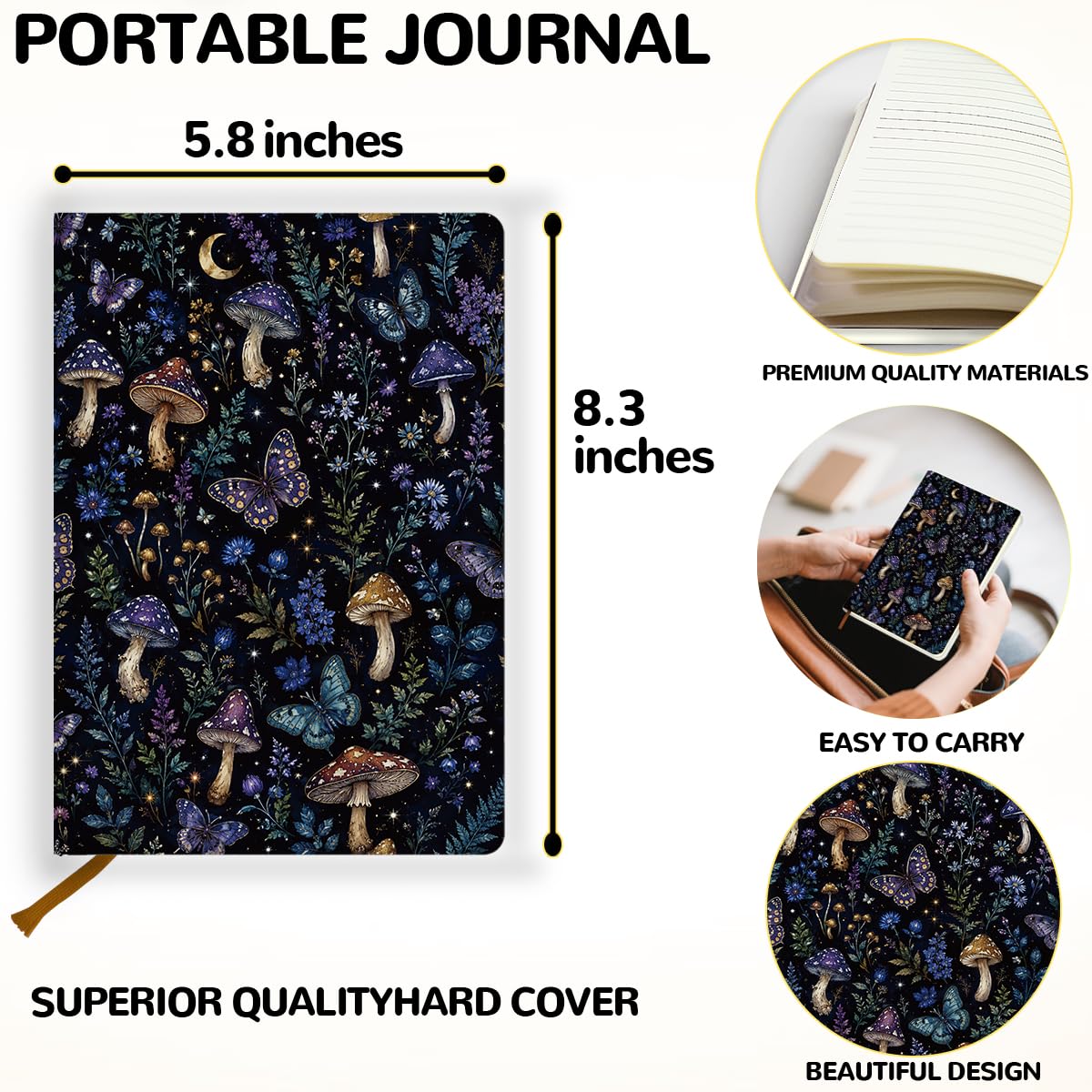 Cute Axolotl Leather Lined Journal 200 Pages A5 Ruled Notebooks 02