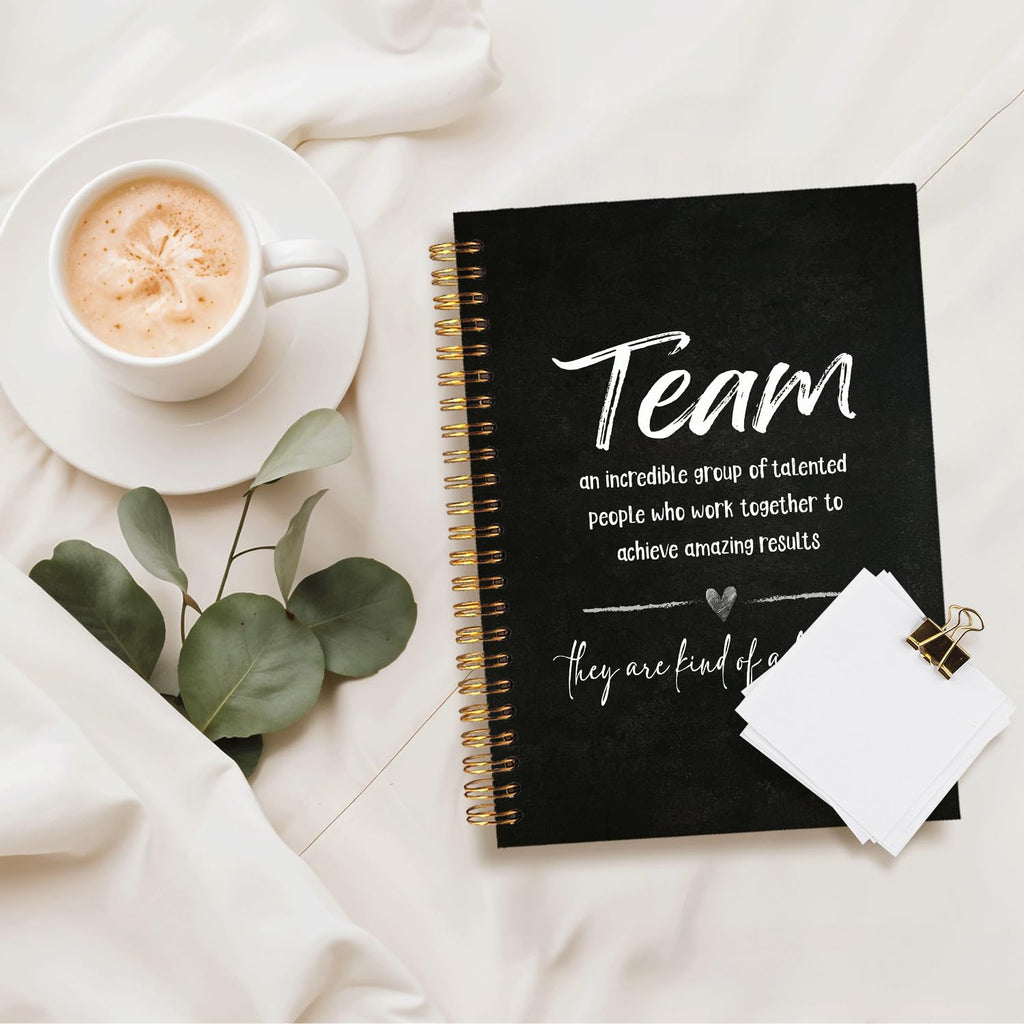 Funny Black Cat Spiral Notebook,Office Notebooks for Work