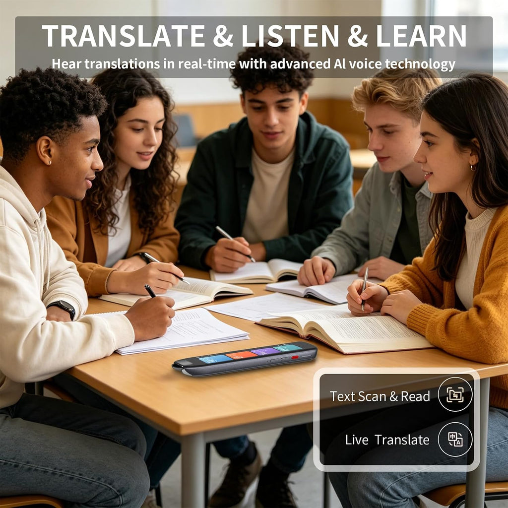 Translator Pen & Reading Pen, Assistive Tool for Dyslexia & Adult Learners