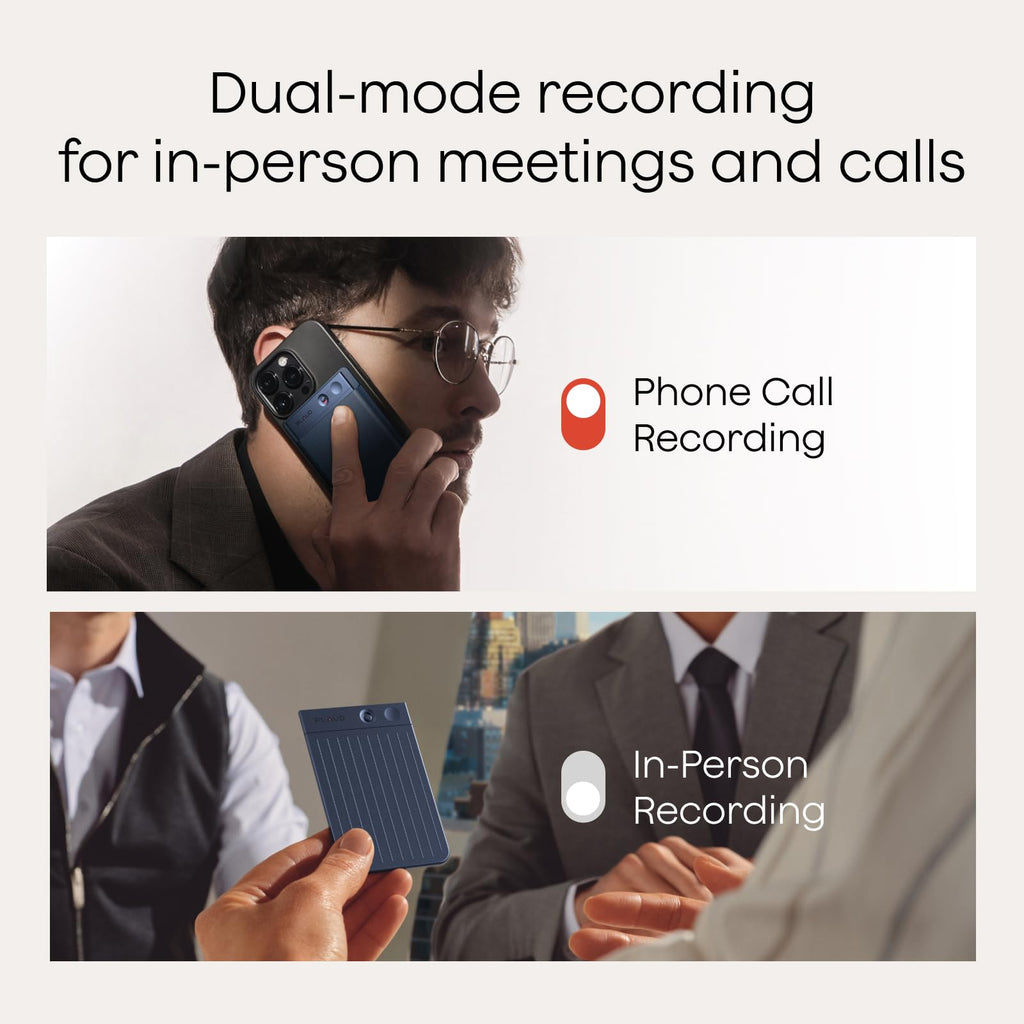 Plaud Note AI Voice Recorder Transcribe & Summarize, Non-Pro Version