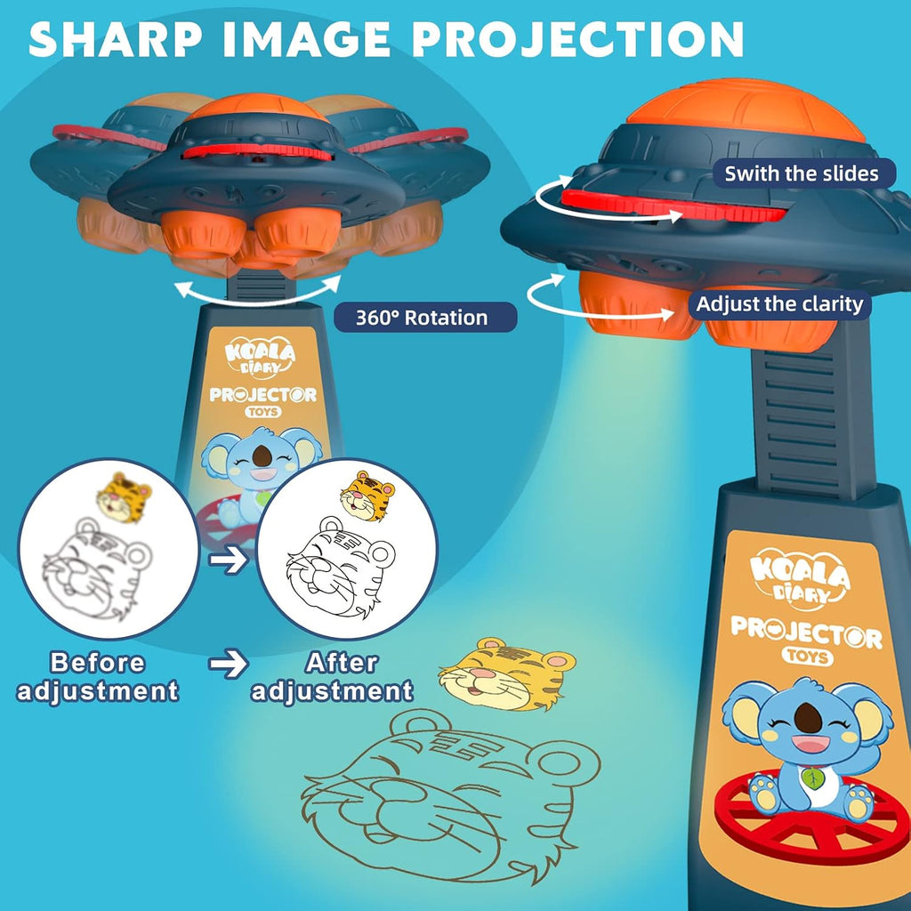 Drawing Projector for Kids Art Sketching Toy Set 64 Images Ages 3-6