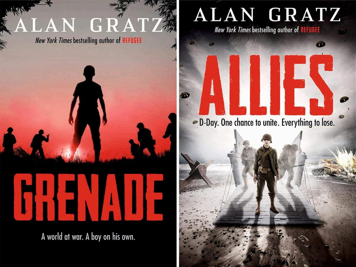 Alan Gratz 10-Book Collection Set Includes War Games, Refugee, Allies, Ground Zero, Prisoner B-3087 and more