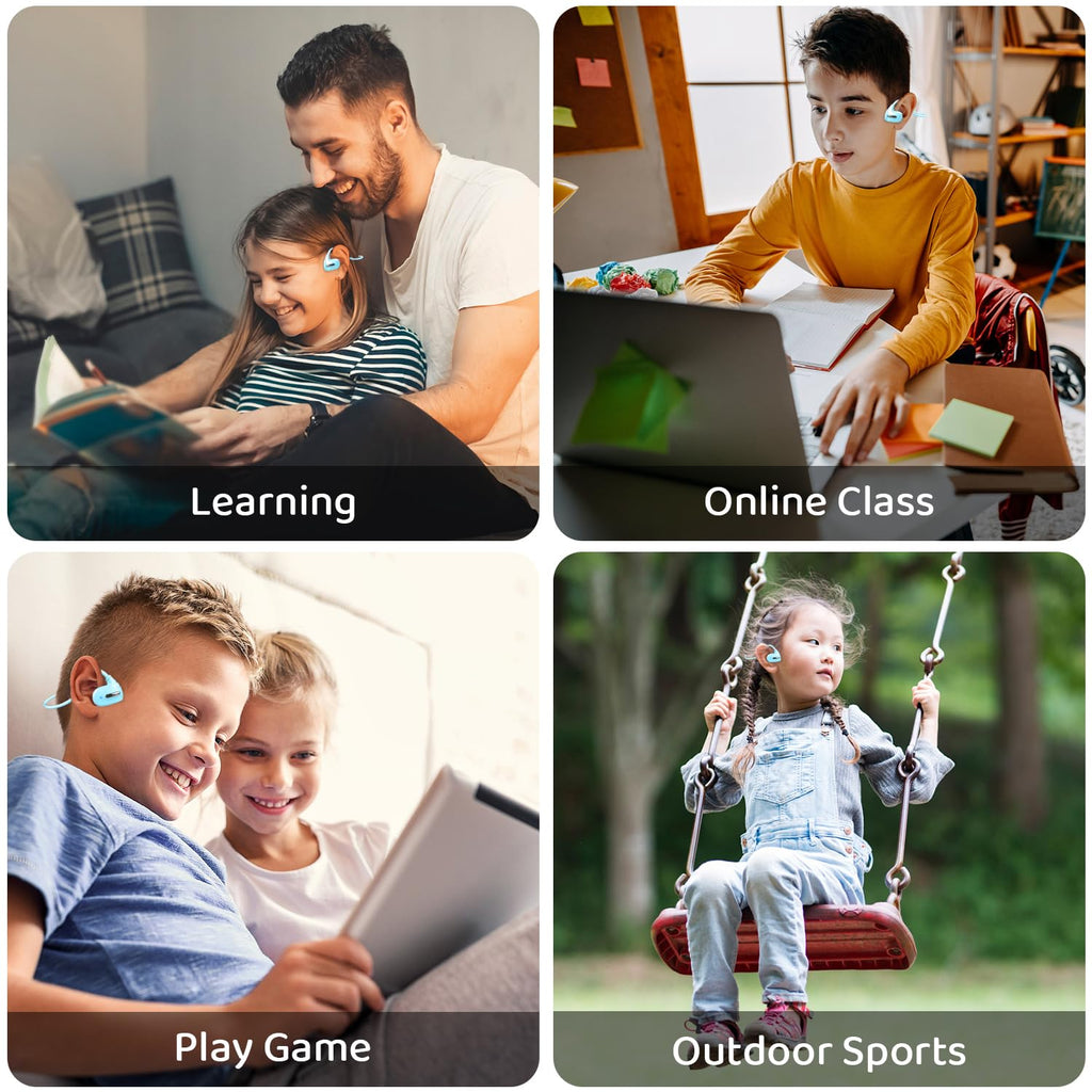 BANIGIPA Kids Headphones, Open Ear Headphones for Teens Child Boys Girls