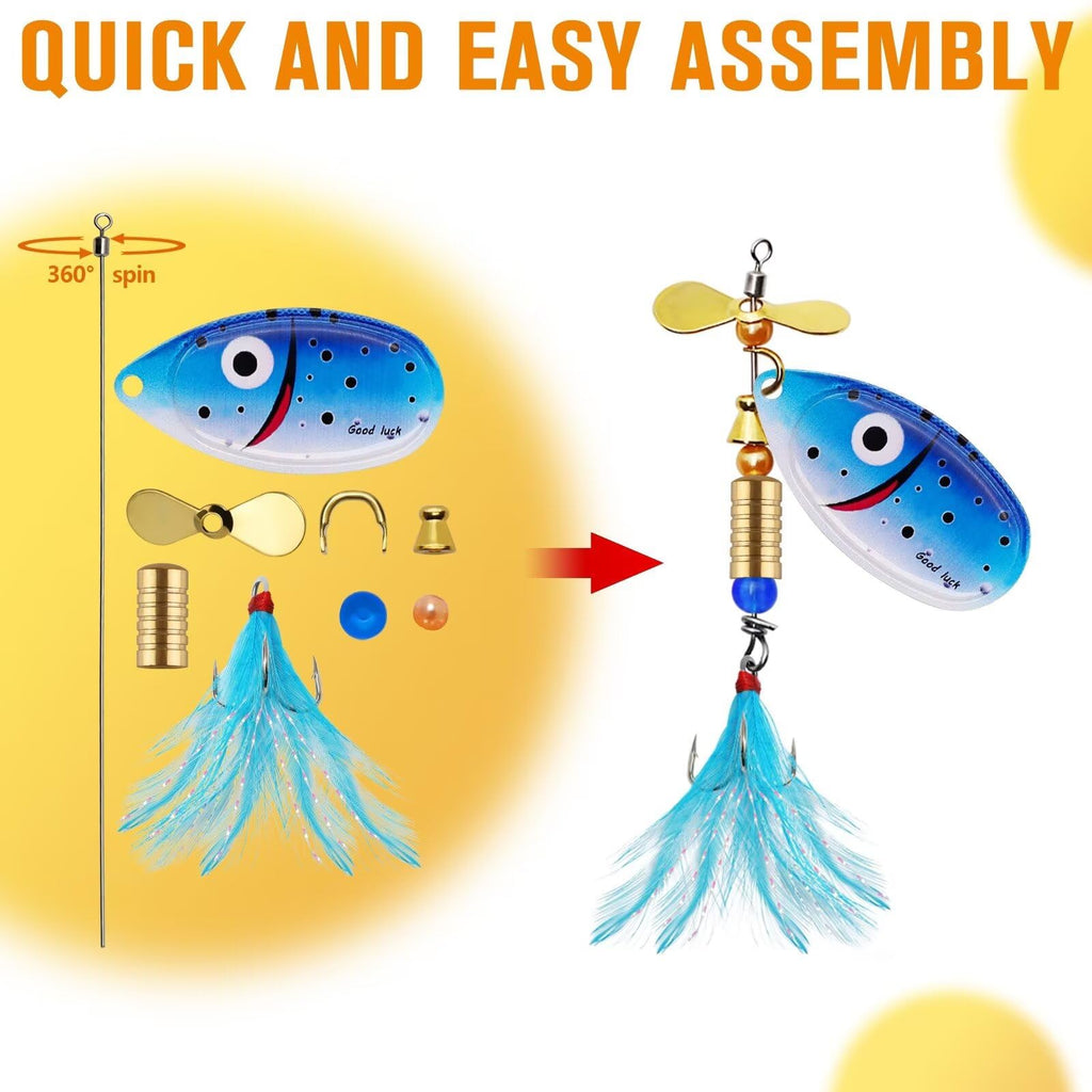 Dovesun DIY Spinner Lure Making Kit