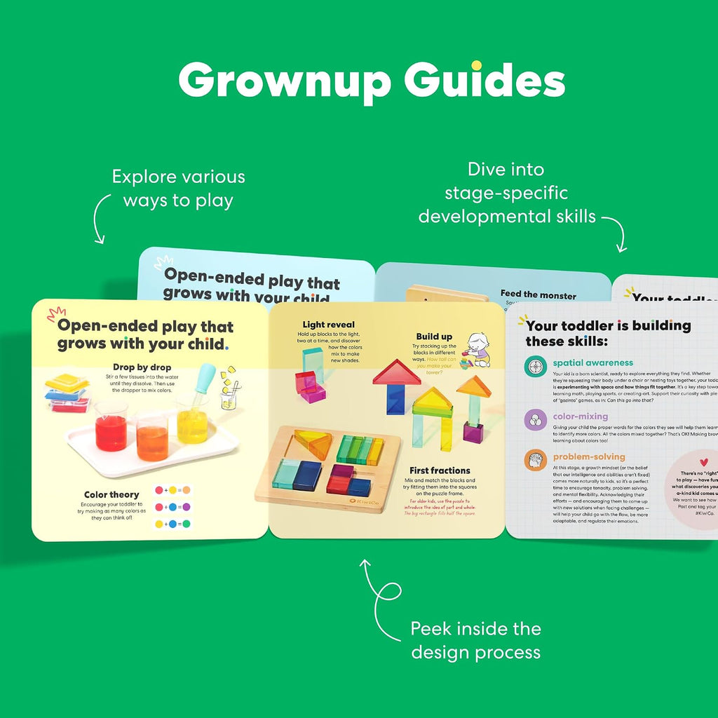 KiwiCo Preschool Learning Bundle: Color Mix & Number Play Kits, Ages 2+