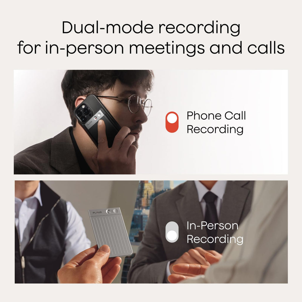 Plaud Note AI Voice Recorder Transcribe & Summarize, Non-Pro Version