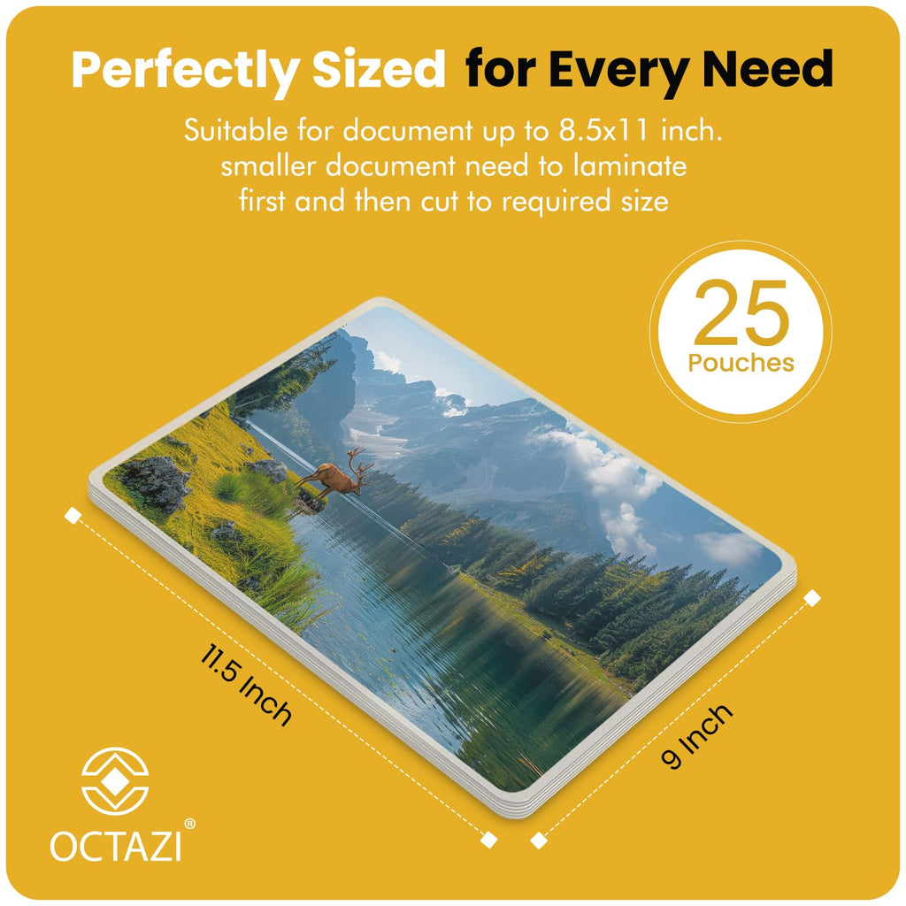 OCTAZI: Letter Size Thermal Laminating Sheets (3 Mil, 100-Count)