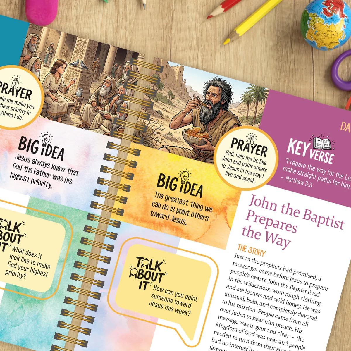 Official Spiral Bible: Bible in a Year for Kids, 52-Week Journey, Ages 5-13