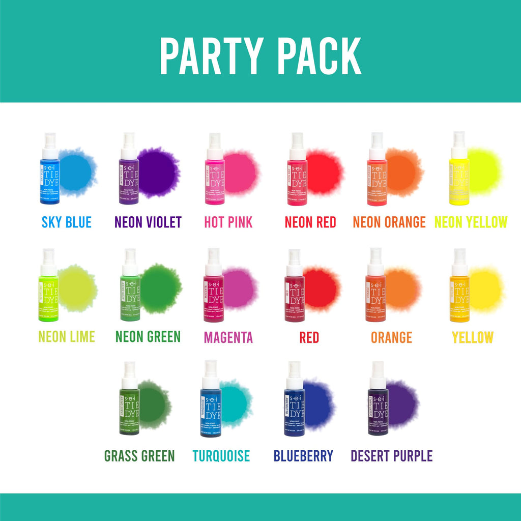 Sei Tie Dye Kit Natural Fade, 8 Color Earth Tone Fabric Dye Spray Set