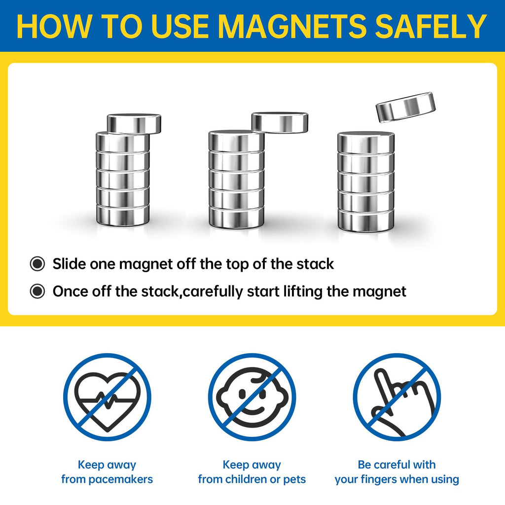 Magnet for Crafts, 622PCS Small Neodymium Magnet for 3D Printing