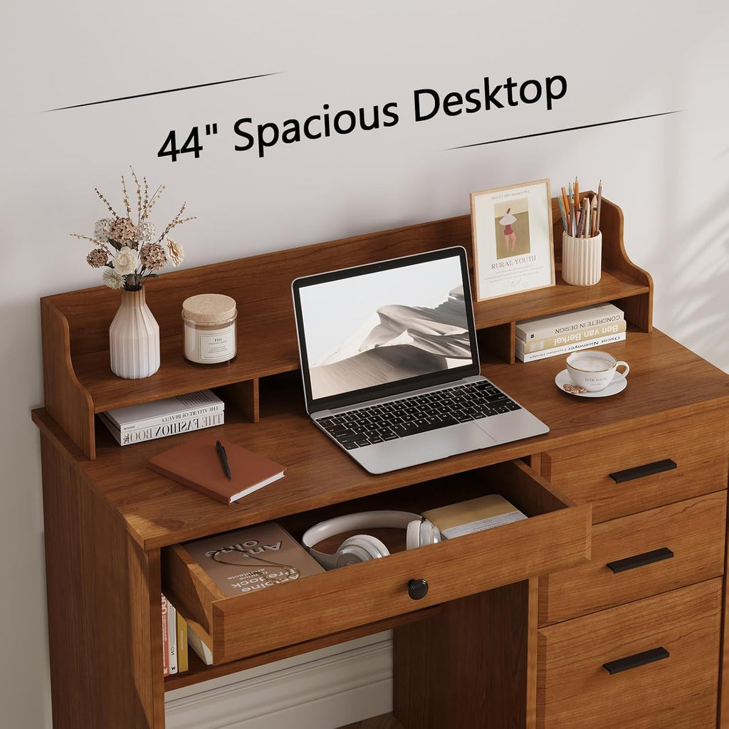 4 EVER WINNER 44-Inch Student Desk with Drawers