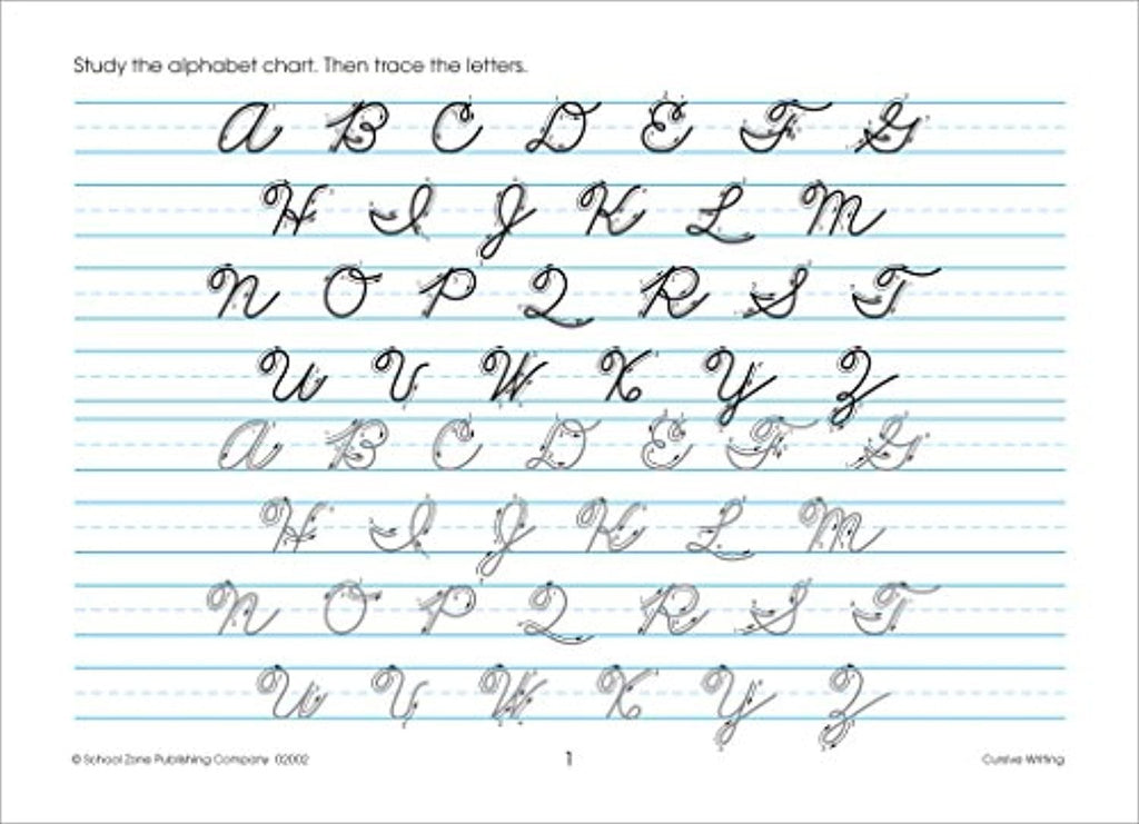 Curriculum Workbook-Cursive Writing - Grades 3-4