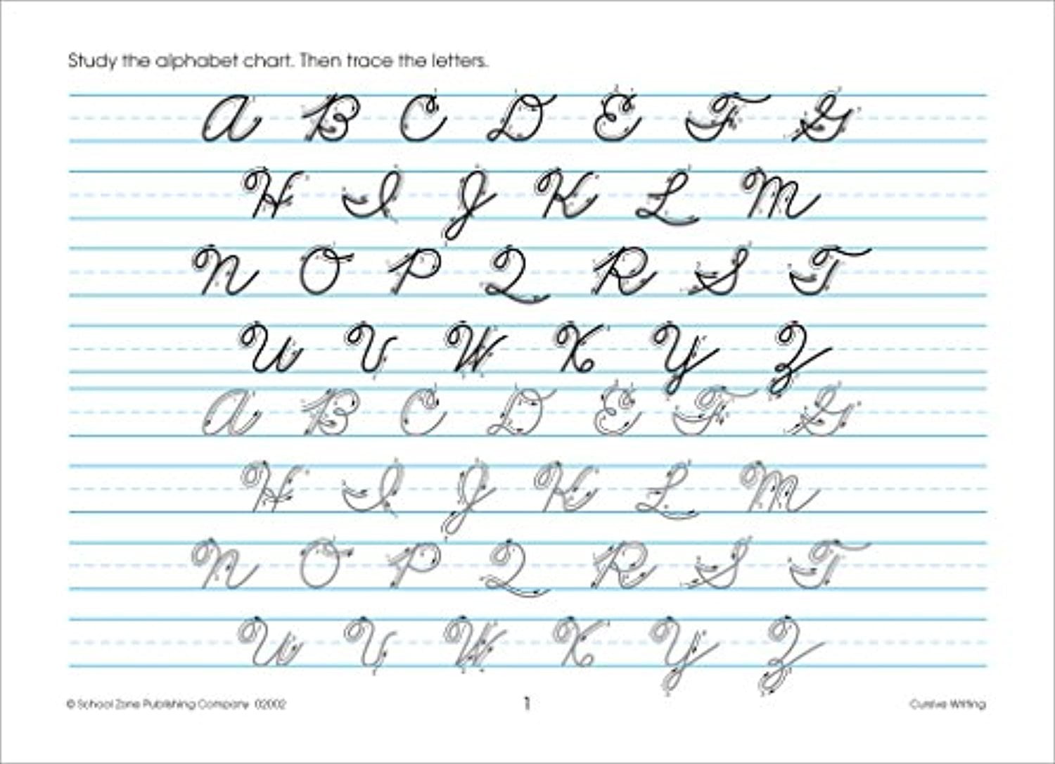 Curriculum Workbook-Cursive Writing - Grades 3-4