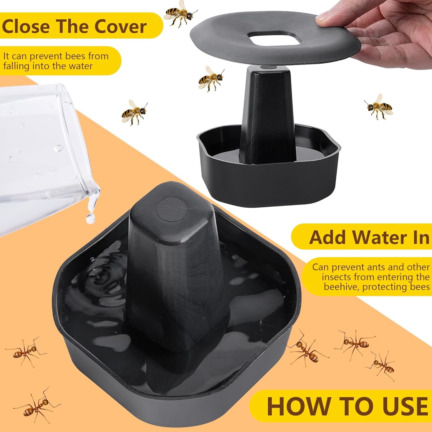 12 Pcs Plastic Beehive Stands Base Beekeeping Hive Support Tools Outdo