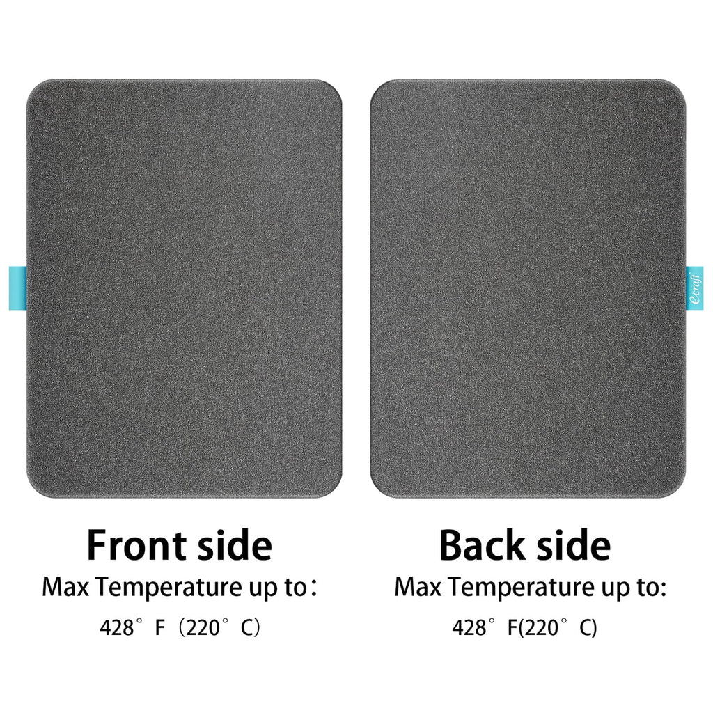 Heat Press Mat, 13" x 17" for Cricut Easypress, Double Sided Insulatio