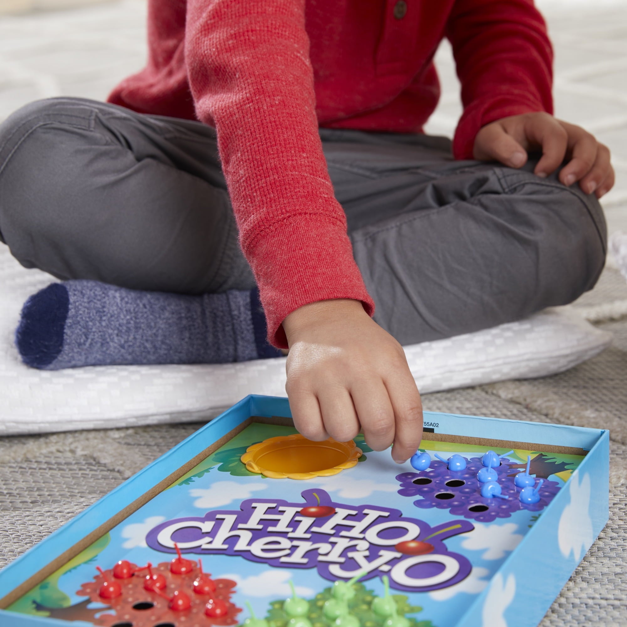 Hasbro Gaming Hi Ho! Cherry-O Board Game, Counting and Numbers Game fo