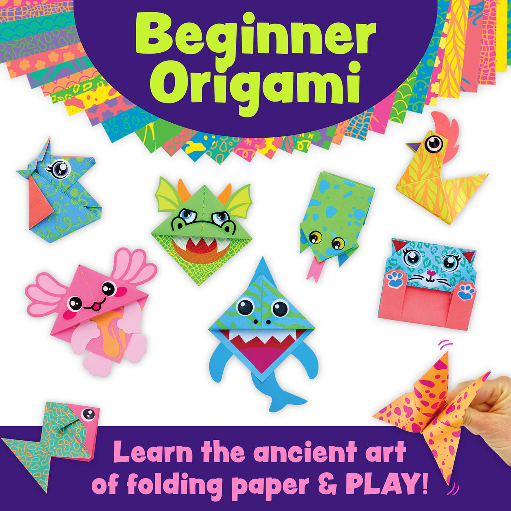 Creativity for Kids Origami Craft: DIY Origami Kit for Kids, 60 Bright