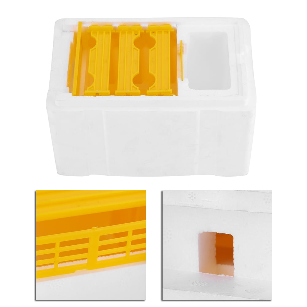 YAHHU Harvest Bee Hive Box EPS Beekeeping King Box Pollination Tool Ea