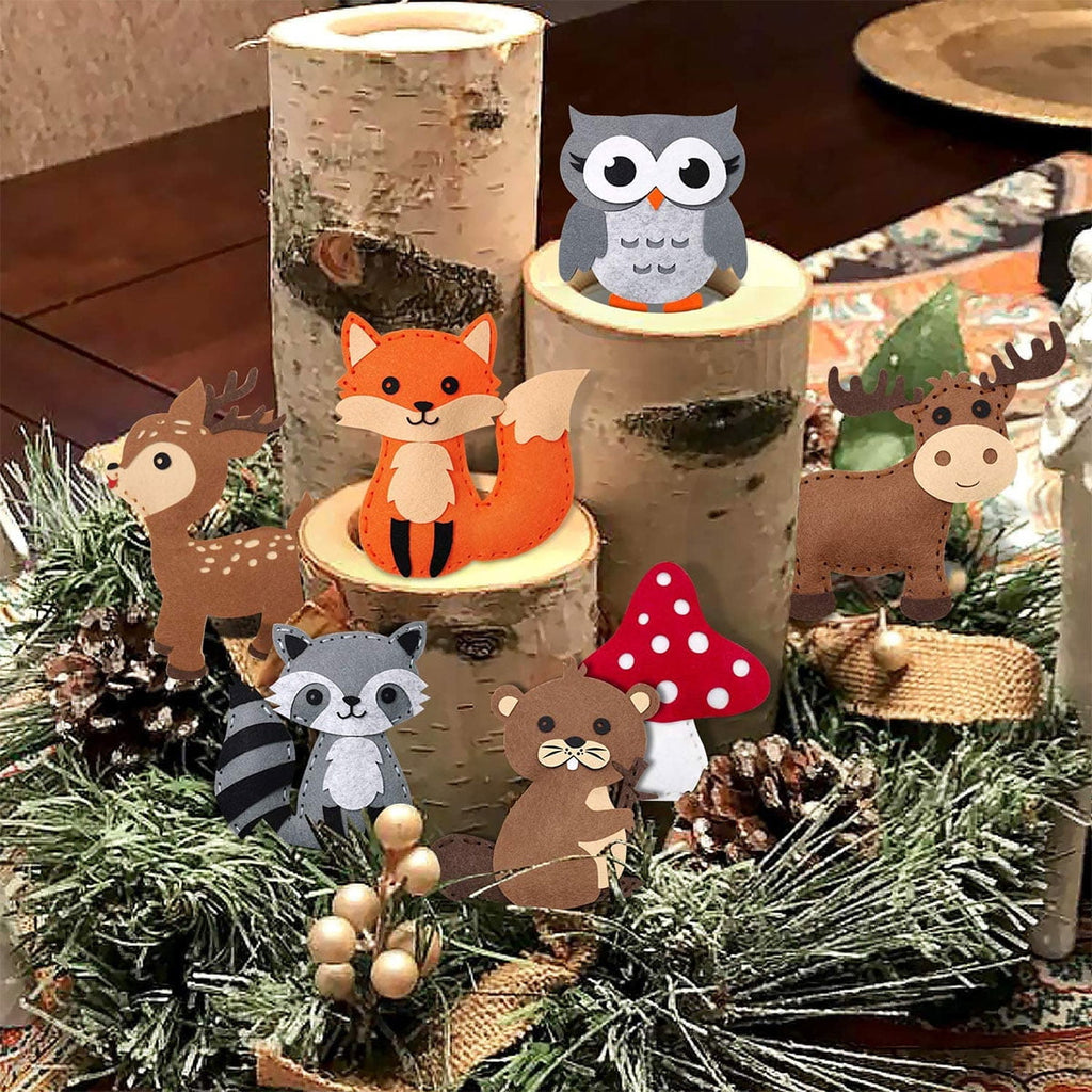 Jetcloudlive Kids Sewing Kit Woodland Animals Craft Kit - Make Your Ow