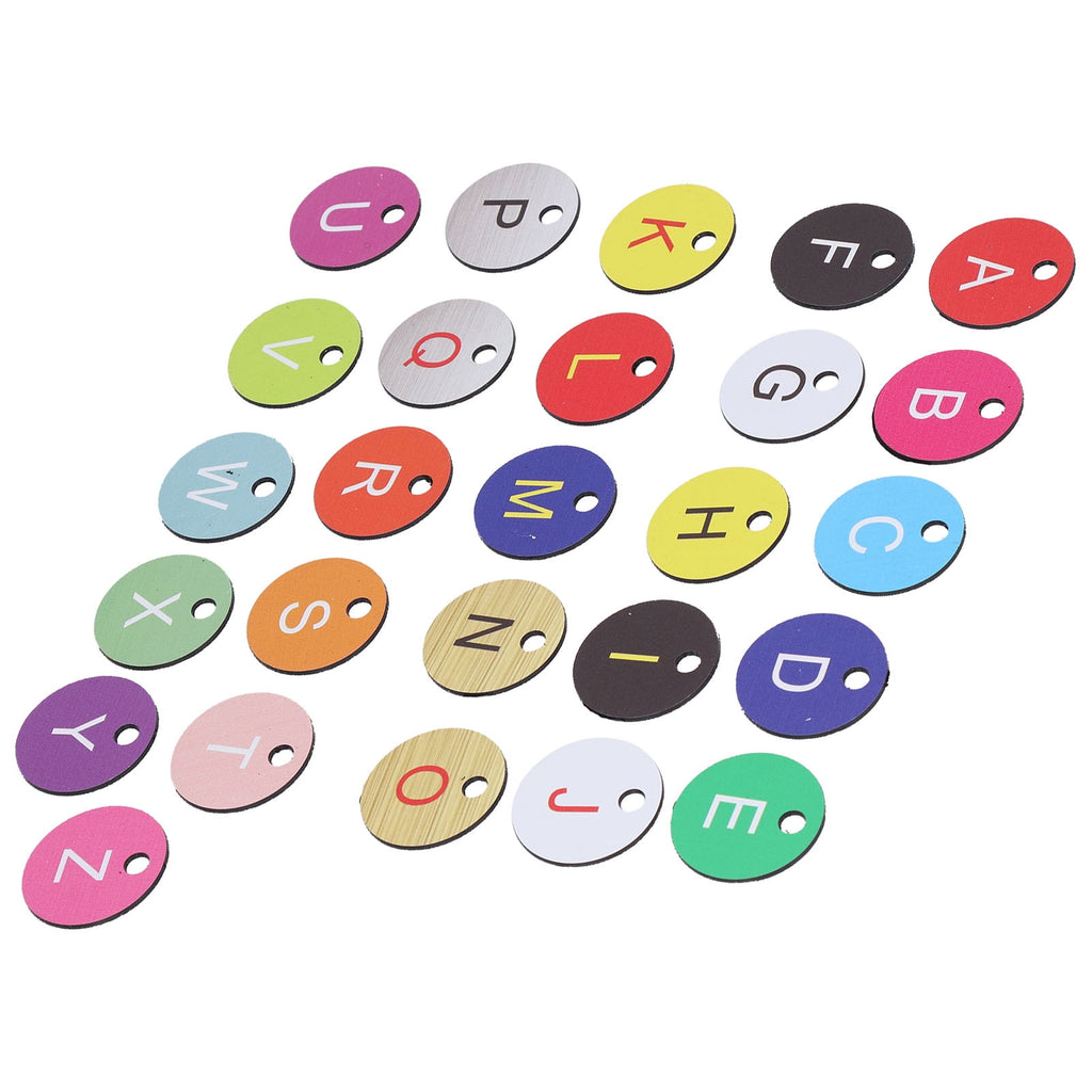 Nieyigj 26 PCS Beehive Numbered Tag Marker with Hole Round Beehive Lab
