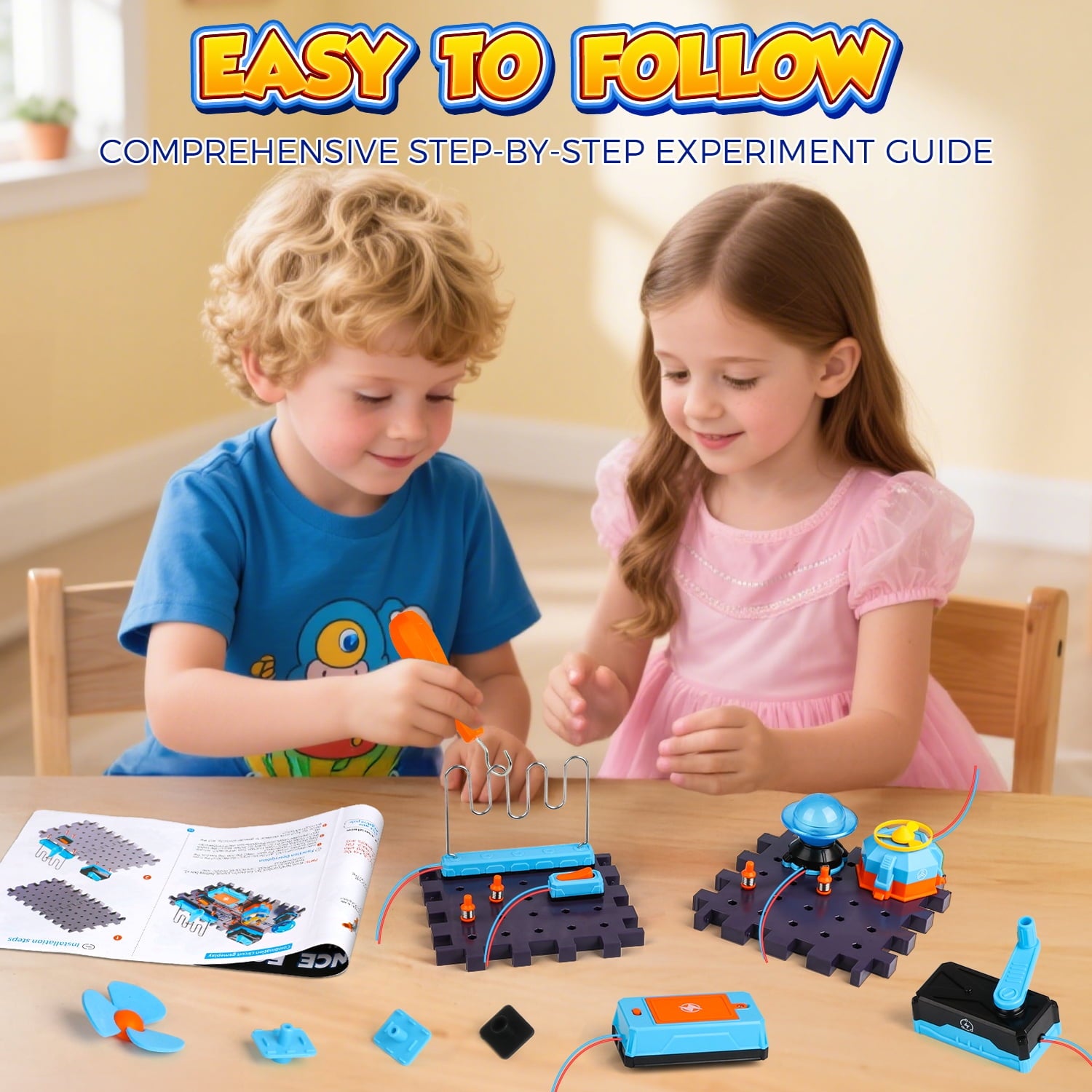 UUSUOO Science Kits for Kids Age 8-12,DIY Electronics Exploration Kit,