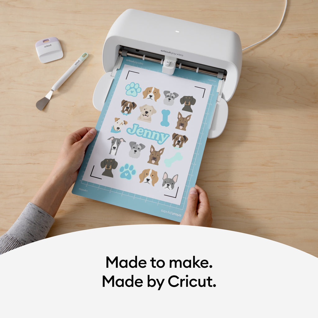 Cricut Waterproof Sticker Set - US Letter (6 ct), White, 8.5" x 11", S