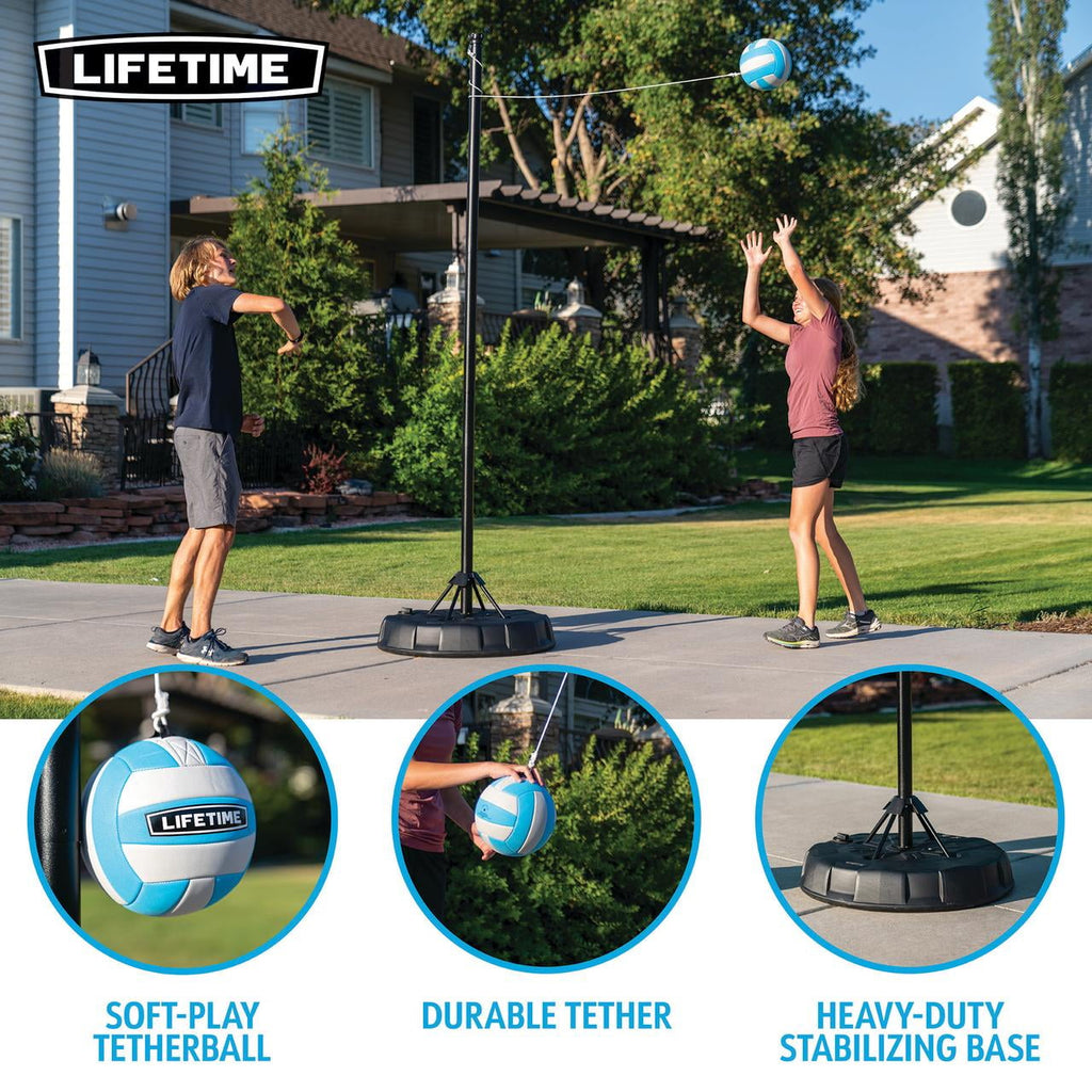 Lifetime Portable 96" Tetherball System with Steel Pole, Ball and Cord