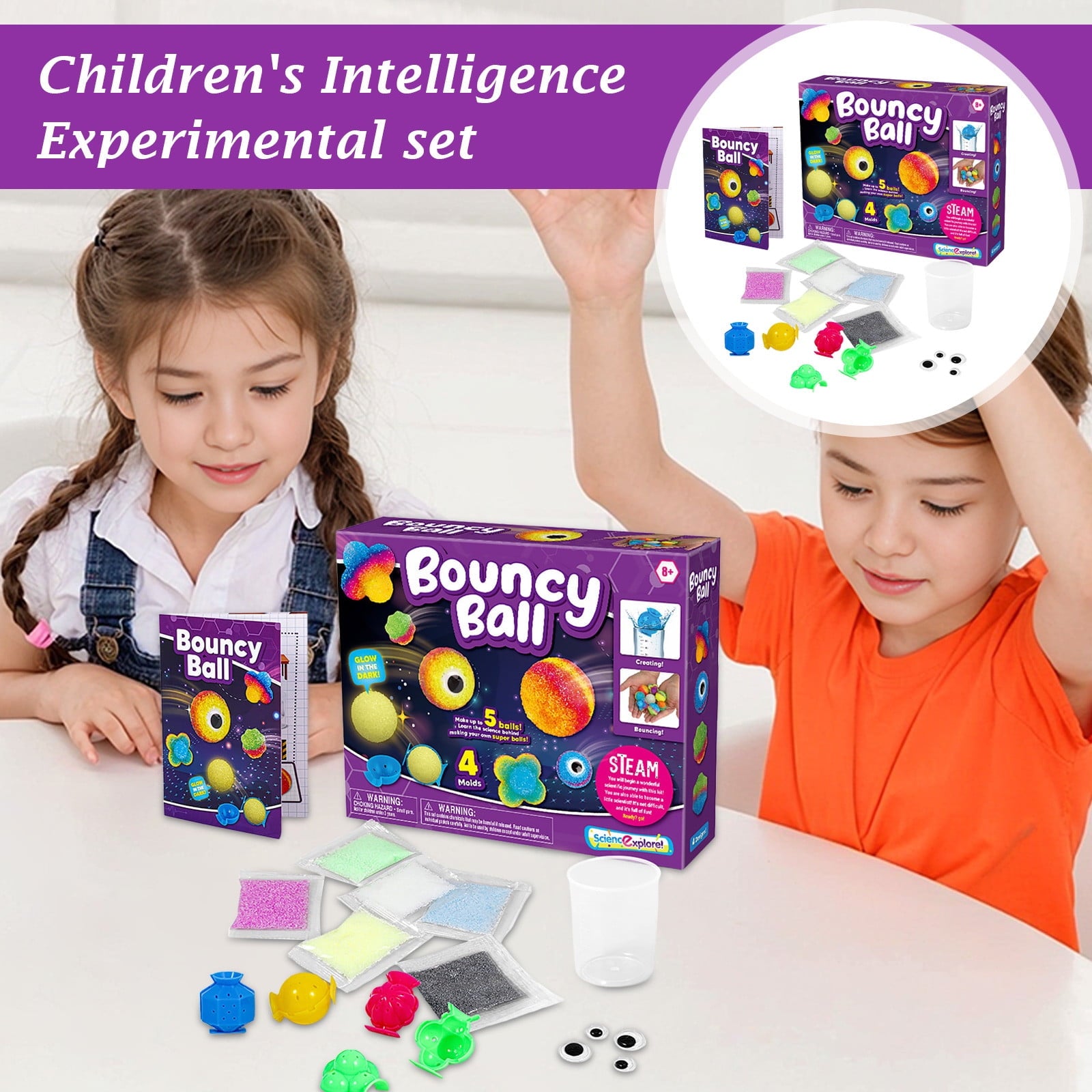 STEMA Kids DIY Soap Making Kit: Educational Science Experiment Toy For