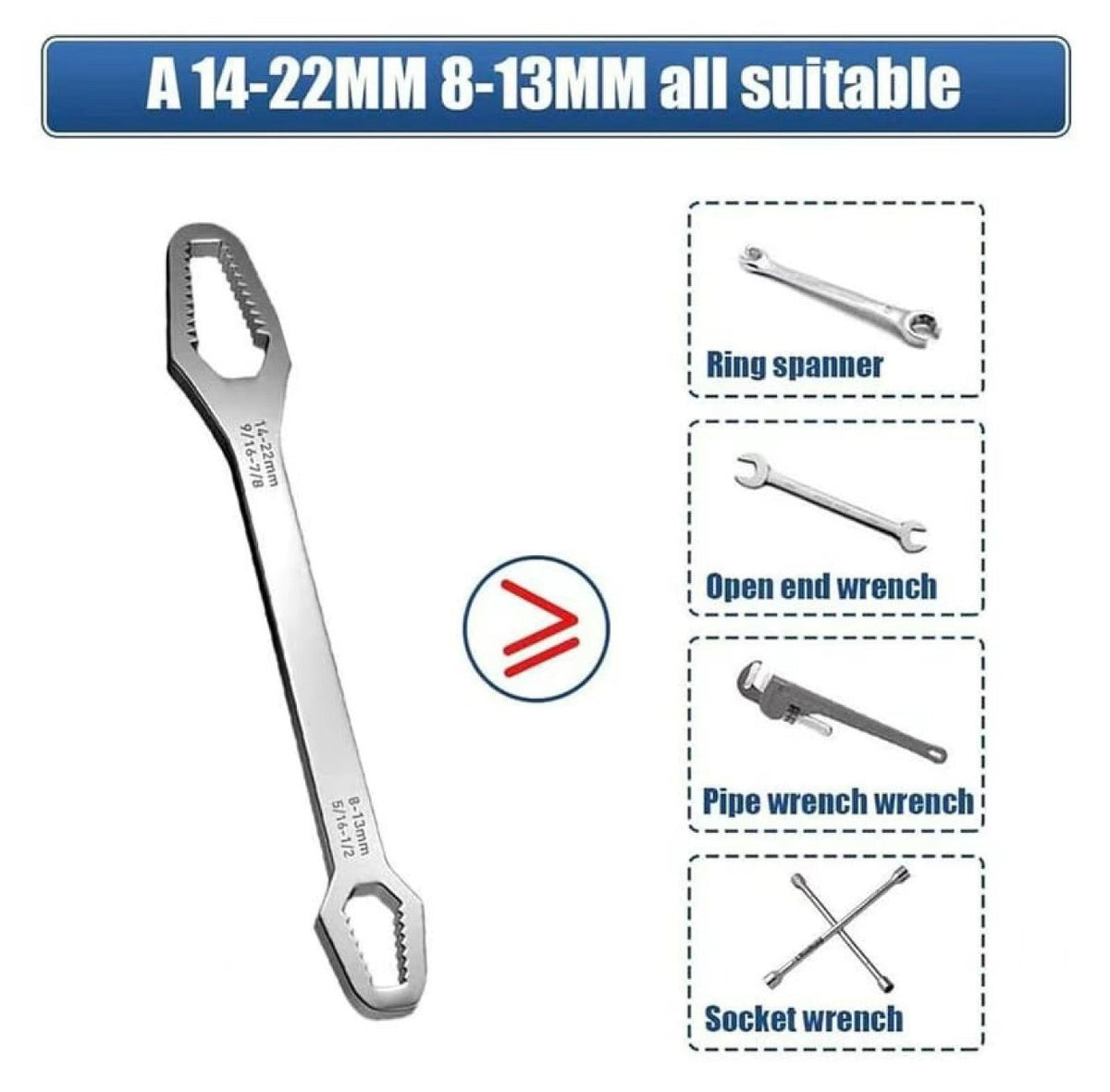 AutoGrip Universal Torx Wrench
