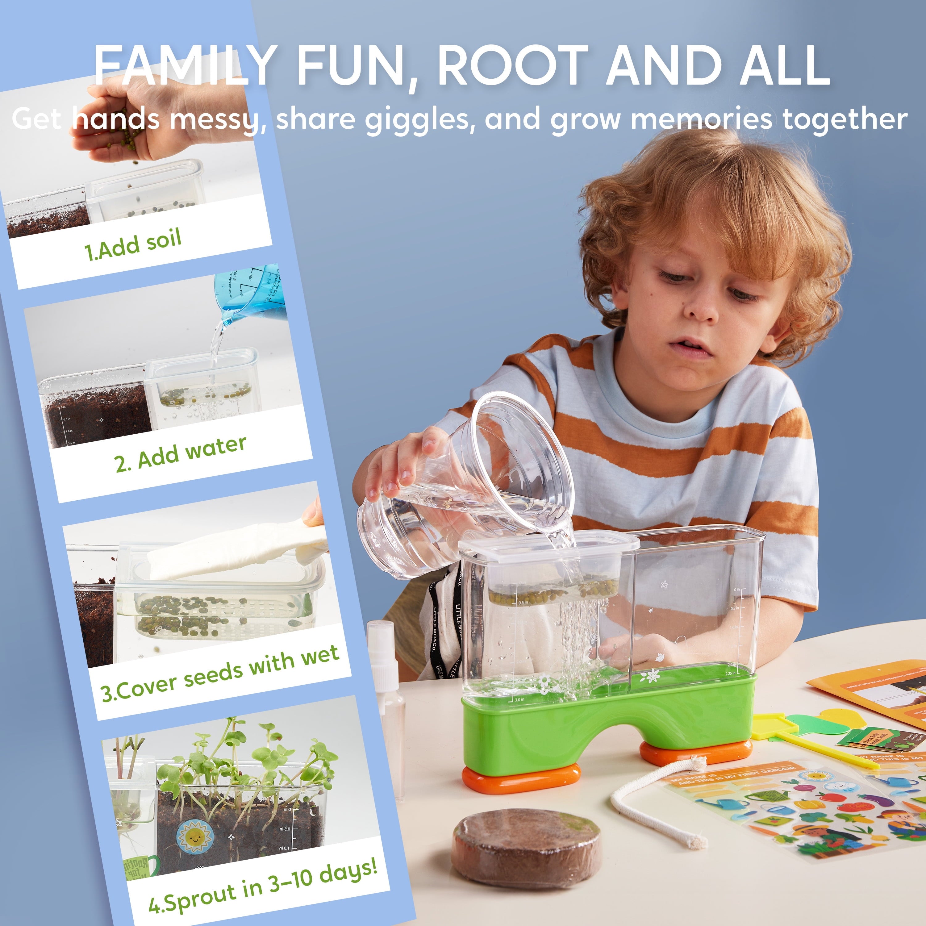 Klever Kits 2 in 1 Root Viewer Kit - Grow Your Own Plant, Educational