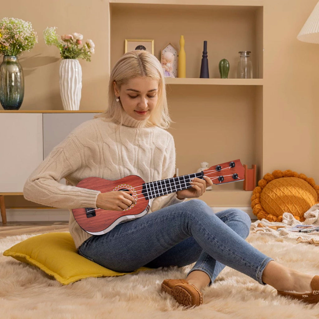Tarmeek Boys Girls Toy Ukulele,Guitar Musical Toy with Nylon Strings P